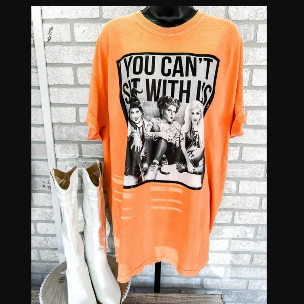 NWT - You Can't Sit With Us Comfort Colors Tshirt